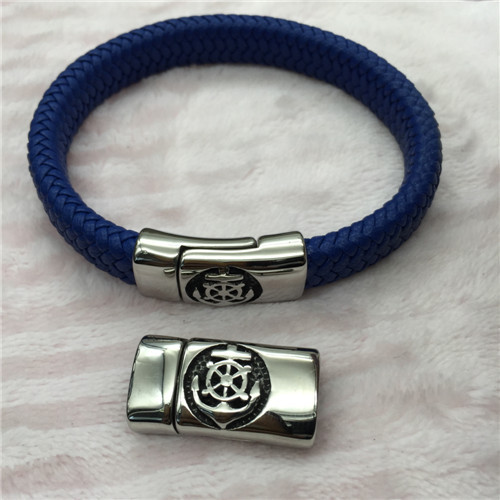 Замок 12х6 мм для плоских браслетов Якорь | Галерея фото | Pava.pro Замок 12х6 мм для плоских браслетов Якорь BR-zB85 - фото товара