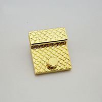 Застежка декоративная для сумки S-0358  - купить для кожевенного хобби