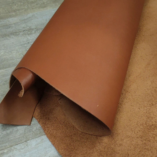 Кожа Краст 1,2-1,4 мм Светлый орех фото 2 Кожа Краст 1,2-1,4 мм Светлый орех фото 2