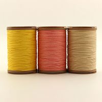 Нить для кожи вощеная 0,55 мм круглая Galaces 70 м натур. волокно Ramie