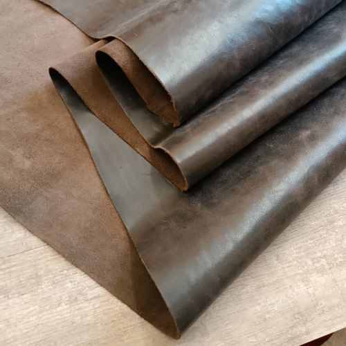 Кожа Наппа 1.2 - 1.4 мм мм Тёмно Коричневый фото 3