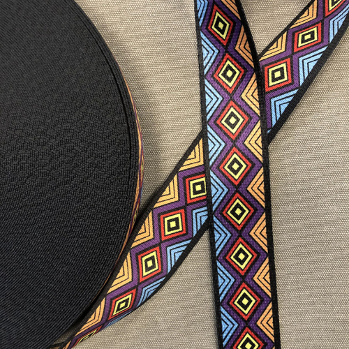 Лента ременная стропа 38, 50 мм Ромбы фото 6