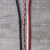 Шнур кожаный круглого сечения 4 мм плетеный 20 см LC