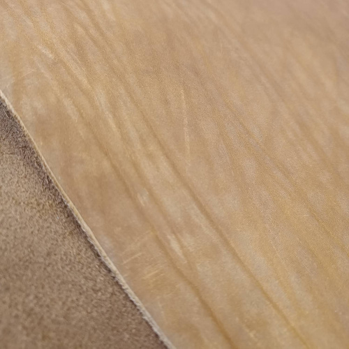 Кожа вороток ШСК краст 2,1-2,5 мм комб. дубл. Табачный Белоруссия фото 3