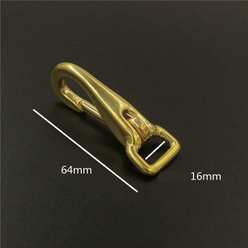 Карабин 14-25 мм литой Латунь фото 6