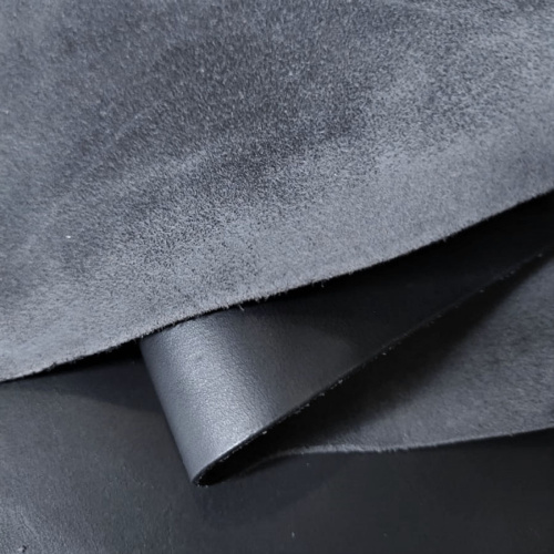 Кожа КРС 1,2 мм раст. дубл. Tempesti Черный фото 4