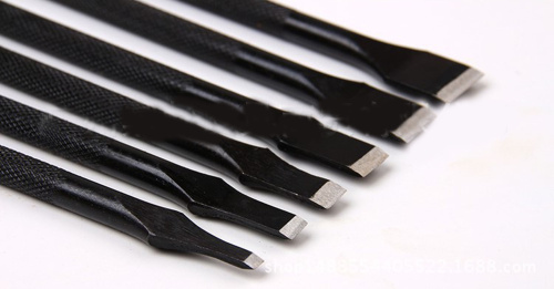 Нож прорубной для кожи Нерж. фото 2