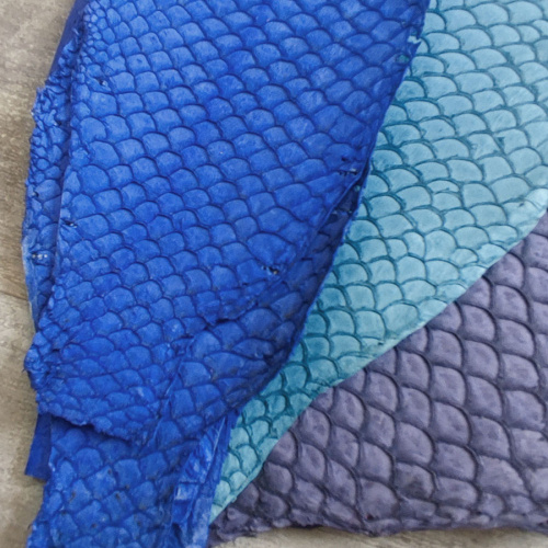 Кожа рыбы 0,7 мм Карп матовый 8*20 см фото 2 Кожа рыбы 0,7 мм Карп матовый 8*20 см фото 2