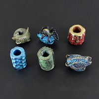 Бусина 5-7 мм Мезозой латунь