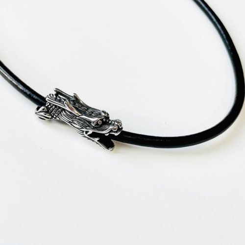 Бусина 6 мм для браслетов Дракон сталь B73  BR-B73 - фото товара