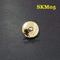 Застежка магнитная зажимная 20 мм Латунь SKM05  - купить для кожевенного хобби