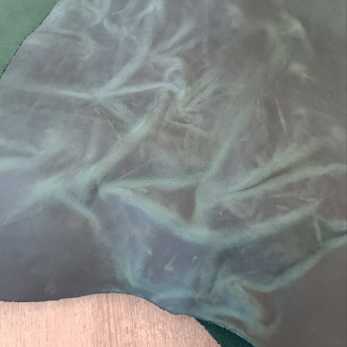 Кожа Крейзи Хорс Dark 1,4-1,6 мм Тёмно Зеленый фото 3