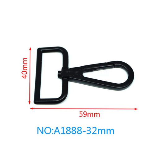 Карабин металлический 32 мм черный арт. А1888  KM-arm1888 - фото товара фото 3