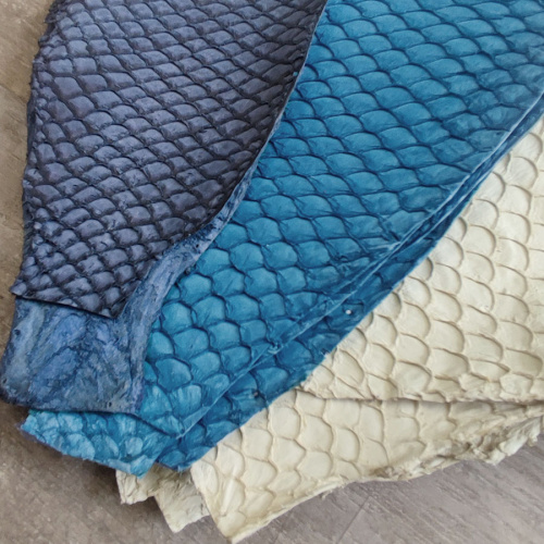 Кожа рыбы 0,7 мм Карп матовый 9*22 см фото 14