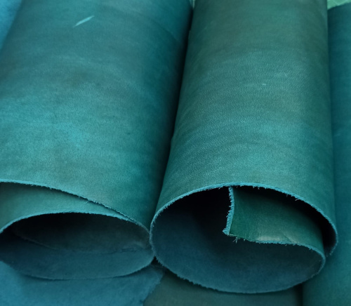 Кожа Пола краст 1,1-1,3 мм Бирюзовая