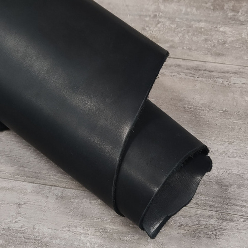 Кожа Юфть 1,8-2,0 мм комб. дубл. Черный Россия фото 3