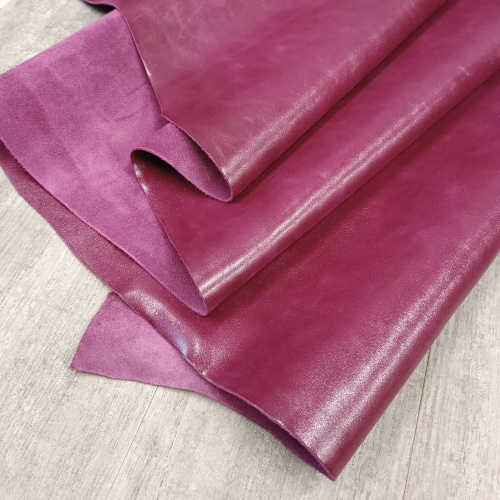 Кожа Наппа 1,2-1,6 мм Бордо фото 4