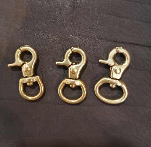 Карабин 8-17 мм Латунь арт.5013B