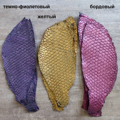 Кожа рыбы Карп Перламутр фото 6 Кожа рыбы Карп Перламутр фото 6