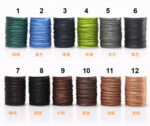 Нить для кожи вощеная 1 мм плоская Bayonet фото 3