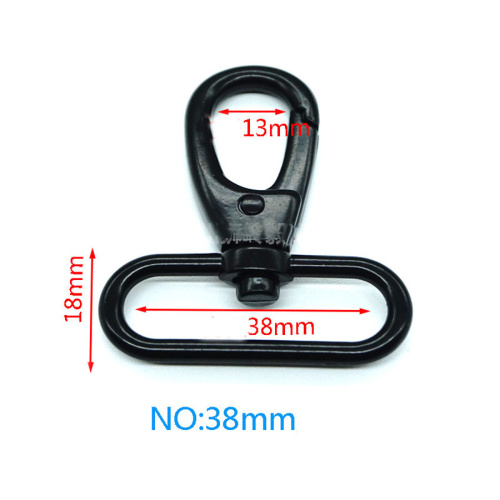 Карабин металлический 38 мм черный A38  KM-arm A38 - фото товара фото 3