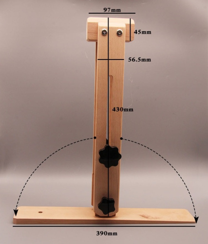Шорник для работы с кожей регулируемый  SDK 010 - фото товара фото 6