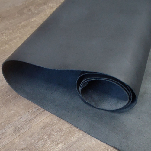 Кожа КРС 1,2-1,4 мм Черный Крафт Италия фото 3