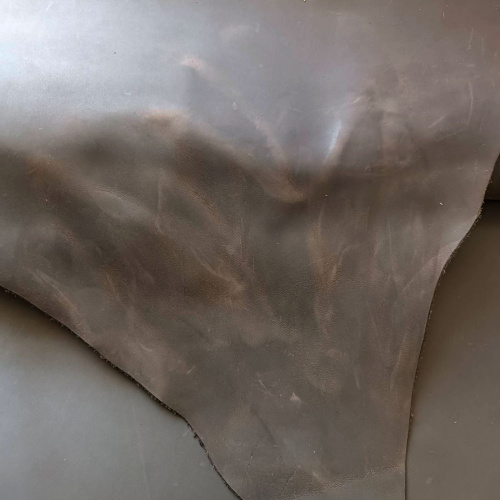 Кожа Крейзи Хорс Dark 1,4-1,6 мм Коричневый фото 3