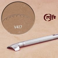 Штамп для тиснения по коже V-417 Япония  - купить для кожевенного хобби