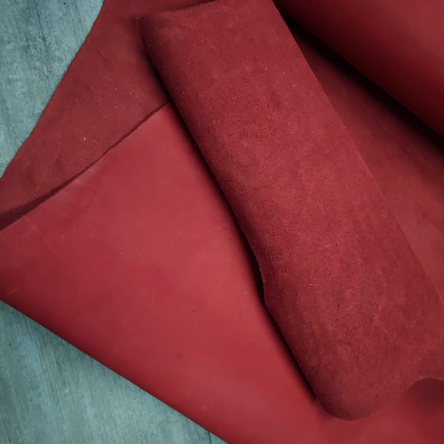 Кожа Краст 1,2-1,4 мм Красный фото 3