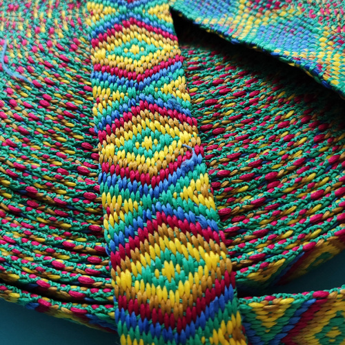 Лента текстильная 22-25 мм Вышивка Ассорти фото 2