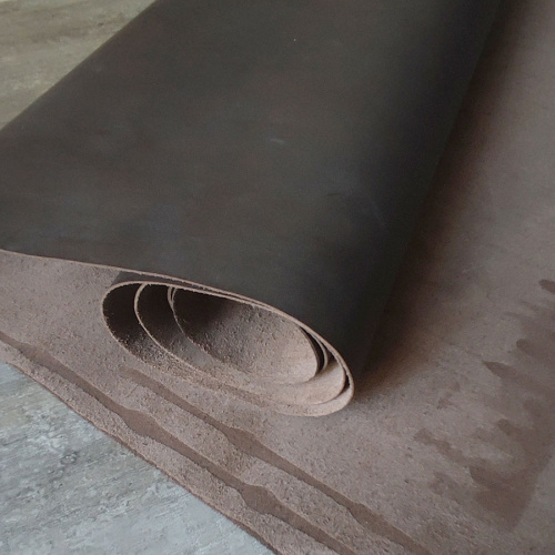 Кожа КРС 1,2-1,4 мм Коричневый Крафт Италия фото 4