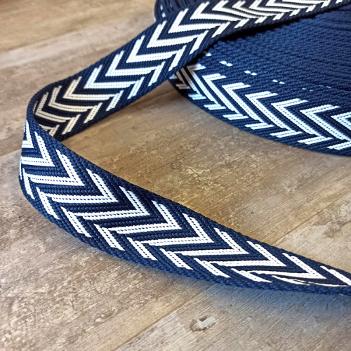 Лента ременная стропа 38 мм жаккард Зигзаг фото 6