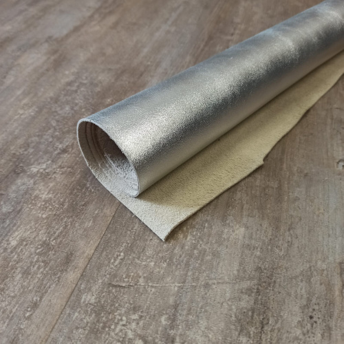 Кожа КРС 1 мм с покр. Серебро