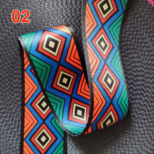 Лента ременная стропа 50 мм Ромбы п/э фото 3