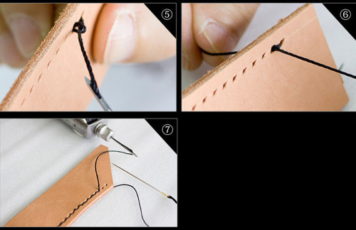 Ручная машинка для шитья кожи и комплектующие арт. 002 фото 5