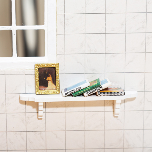 Полка подвесная для кукол Белая  PV-107 - фото товара