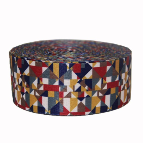 Лента ременная стропа 50 мм орнамент №4 п/э  LH0068 - фото товара