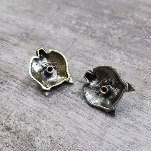 Кончо для кожаных изделий 28 мм Волк Латунь фото 2 Кончо для кожаных изделий 28 мм Волк Латунь фото 2