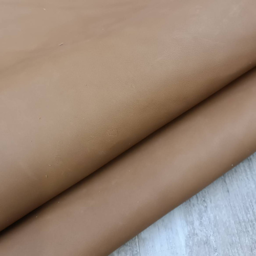 Кожа Краст 1,5-1,8 мм Светло коричневый фото 3