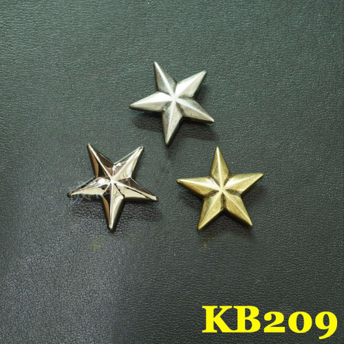 Кончо для кожаных изделий 20 мм Звезда Латунь KB209