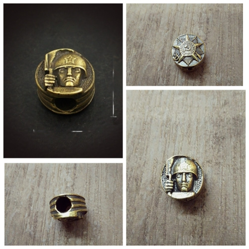 Бусина 5 мм для браслетов Латунь B57  BR-B57 - фото товара