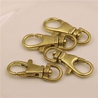 Карабин поворотный Латунь SL-3208  - купить для кожевенного хобби