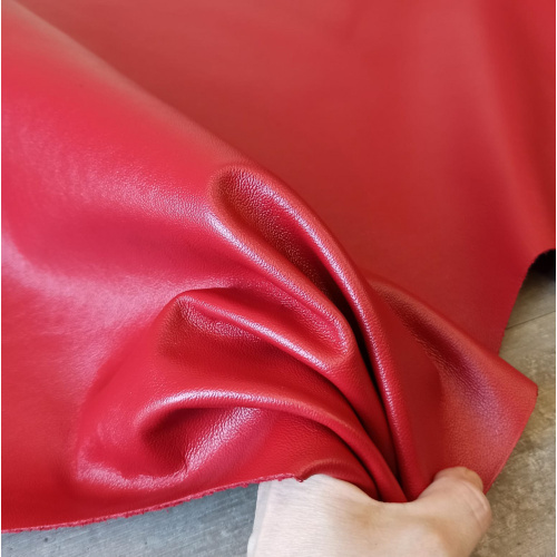 Кожа КРС 1,2-1,4 мм Бергамо Красный фото 5