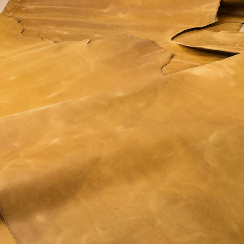 Кожа Крейзи Хорс ULTRA 1,0-1,5 мм Горчичный фото 5