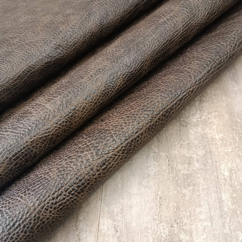 Кожа КРС 1,0 мм Слон Тёмно Коричневый Турция фото 6