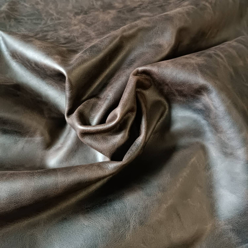 Кожа Крейзи Хорс 1,2-1,4 мм Pluto Тёмно-Коричневый фото 4