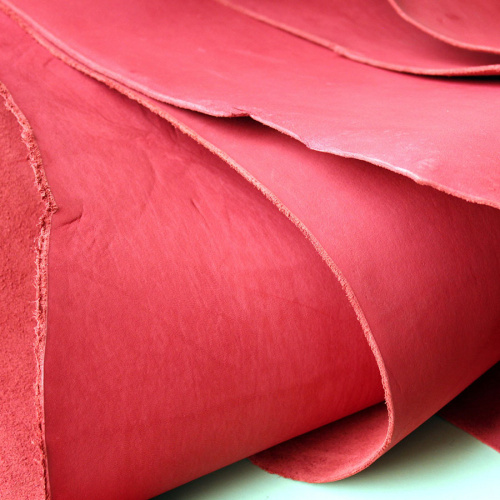 Кожа Пола краст 1,1-1,3 мм Красный фото 2