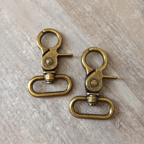 Карабин металлический 20-50 мм с собачкой арт.10235 фото 7