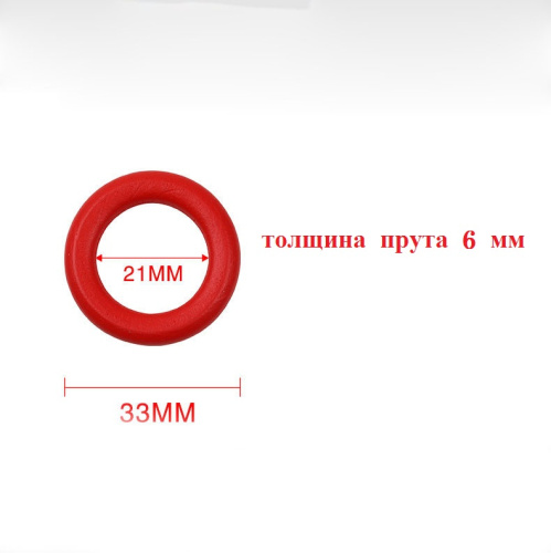 Кольцо деревянное для слингобус 33 мм цвета Микс  XD-034 - фото товара фото 2
